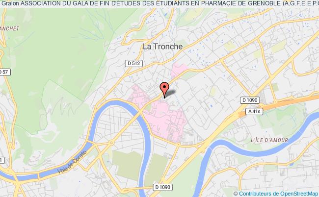 plan association Association Du Gala De Fin D'Études Des Étudiants En Pharmacie De Grenoble (a.g.f.e.e.p.g) Tronche