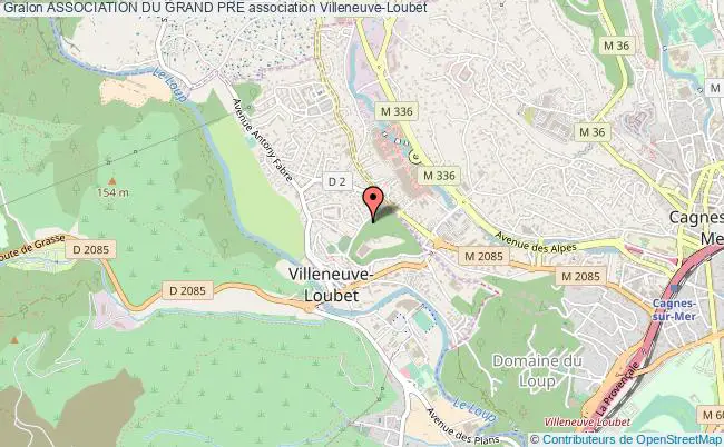 plan association Association Du Grand Pre Villeneuve-Loubet