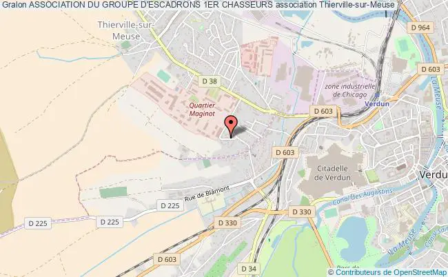 plan association Association Du Groupe D'escadrons 1er Chasseurs Thierville-sur-Meuse