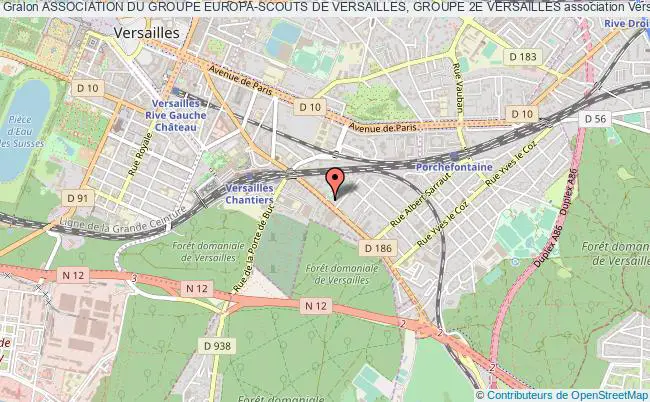 plan association Association Du Groupe Europa-scouts De Versailles, Groupe 2e Versailles Versailles