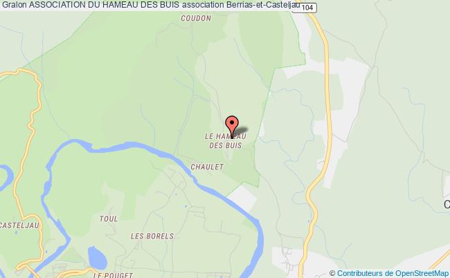 plan association Association Du Hameau Des Buis Berrias-et-Casteljau