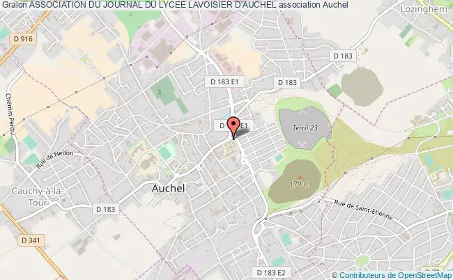 plan association Association Du Journal Du Lycee Lavoisier D'auchel Auchel