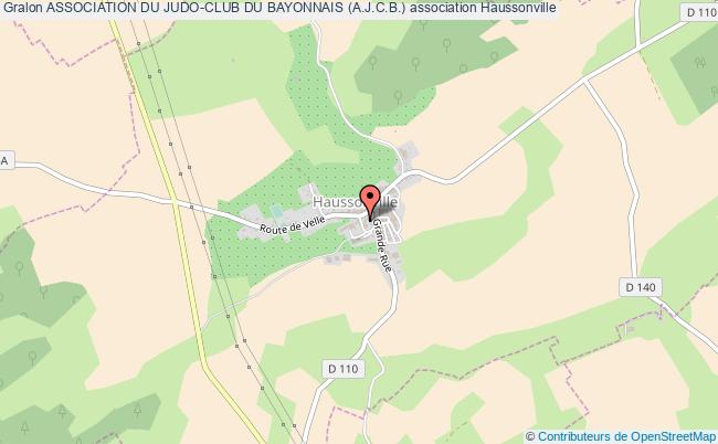 plan association Association Du Judo-club Du Bayonnais (a.j.c.b.) Haussonville
