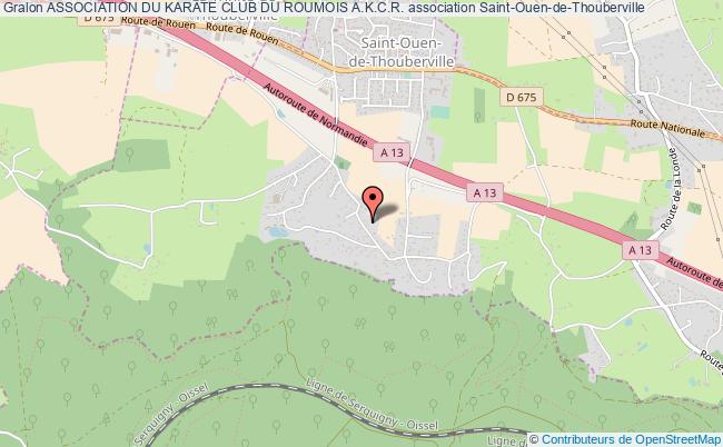 plan association Association Du Karate Club Du Roumois A.k.c.r. Saint-Ouen-de-Thouberville