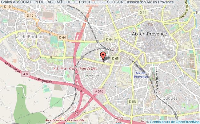 plan association Association Du Laboratoire De Psychologie Scolaire Aix-en-Provence