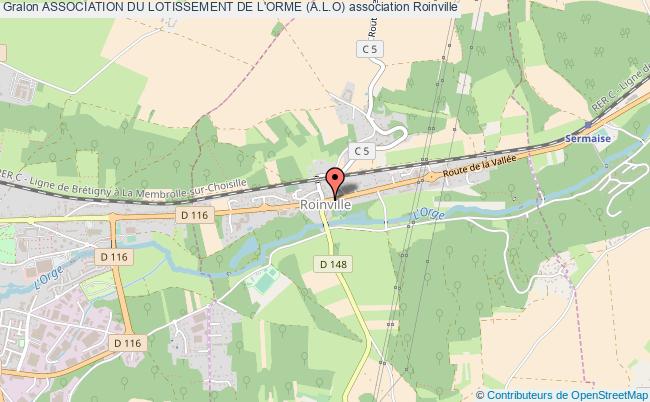 plan association Association Du Lotissement De L'orme (a.l.o) Roinville