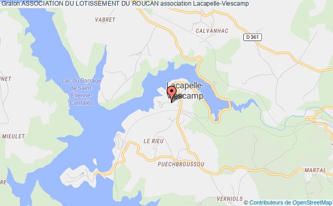 plan association Association Du Lotissement Du Roucan Lacapelle-Viescamp