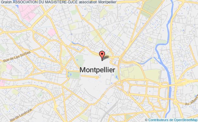 plan association Association Du MagistÈre-djce Montpellier