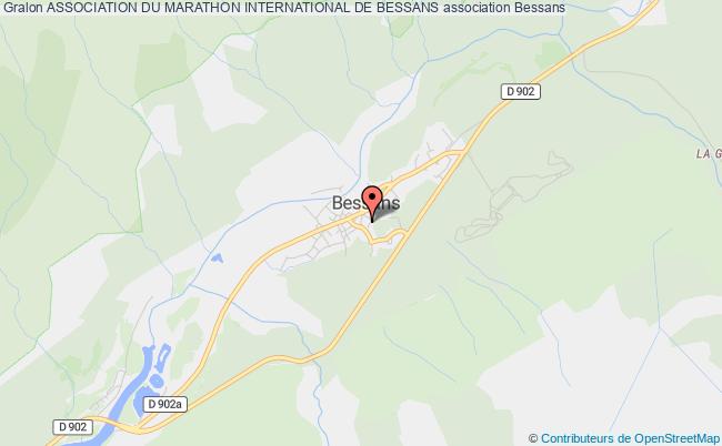 plan association Association Du Marathon International De Bessans Bessans