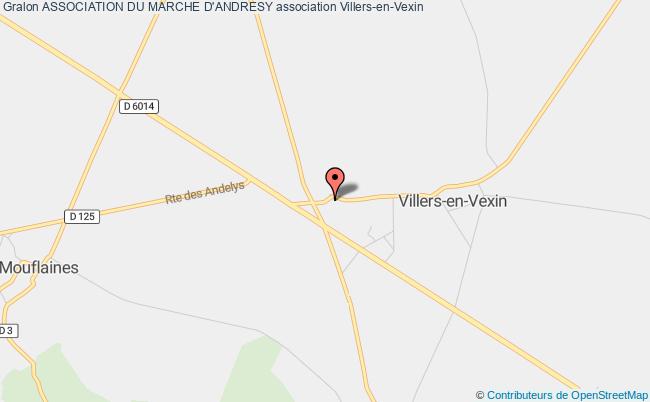 plan association Association Du Marche D'andresy Villiers-en-Vexin