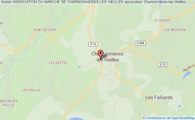 plan association Association Du Marche De Charbonnieres Les Vieilles Charbonnières-les-Vieilles