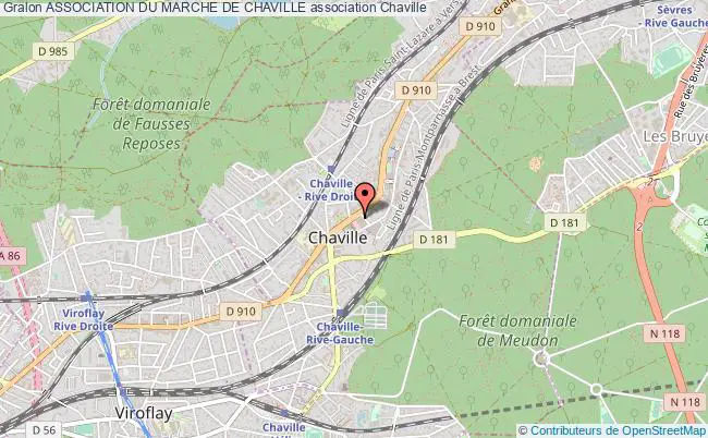 plan association Association Du Marche De Chaville Chaville