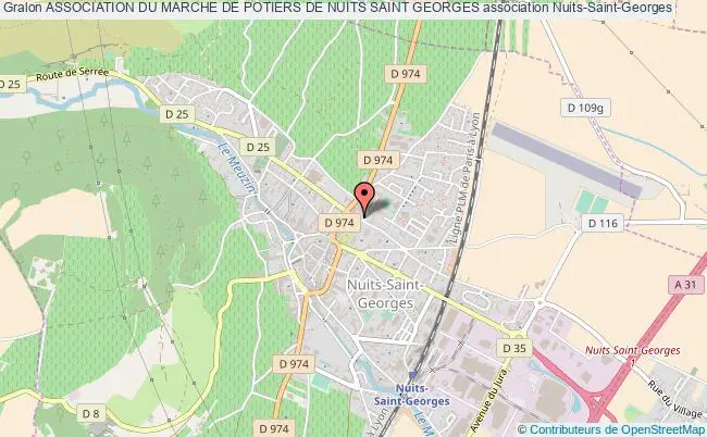 plan association Association Du Marche De Potiers De Nuits Saint Georges Nuits-Saint-Georges