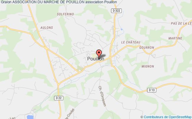 plan association Association Du Marche De Pouillon Pouillon
