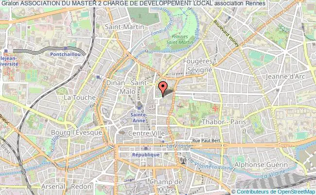 plan association Association Du Master 2 Charge De Developpement Local Rennes