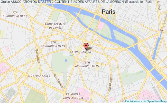 plan association Association Du Master 2 Contentieux Des Affaires De La Sorbonne Paris 5e