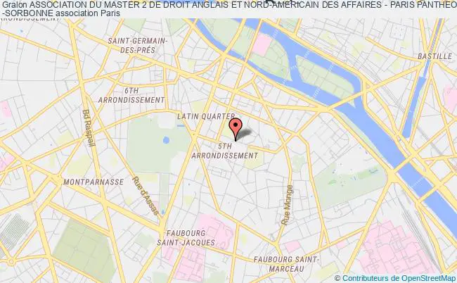 plan association Association Du Master 2 De Droit Anglais Et Nord-americain Des Affaires - Paris Pantheon
-sorbonne Paris