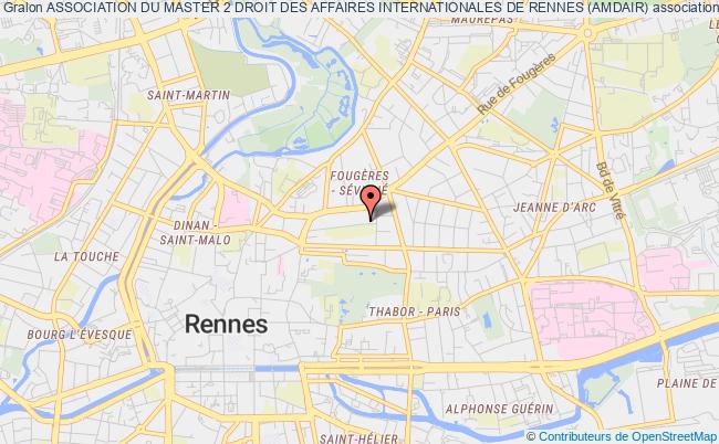 plan association Association Du Master 2 Droit Des Affaires Internationales De Rennes (amdair) Rennes