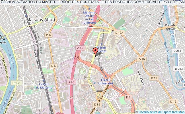 plan association Association Du Master 2 Droit Des Contrats Et Des Pratiques Commerciales Paris 12 (ampc) Créteil