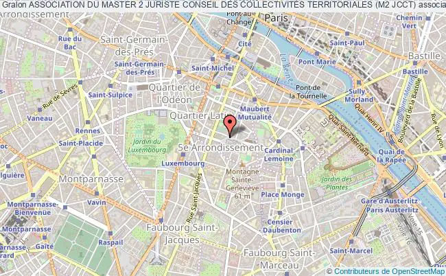plan association Association Du Master 2 Juriste Conseil Des CollectivitÉs Territoriales (m2 Jcct) Paris