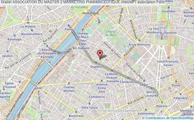 plan association Association Du Master 2 Marketing Pharmaceutique (am2mp) Paris 15e