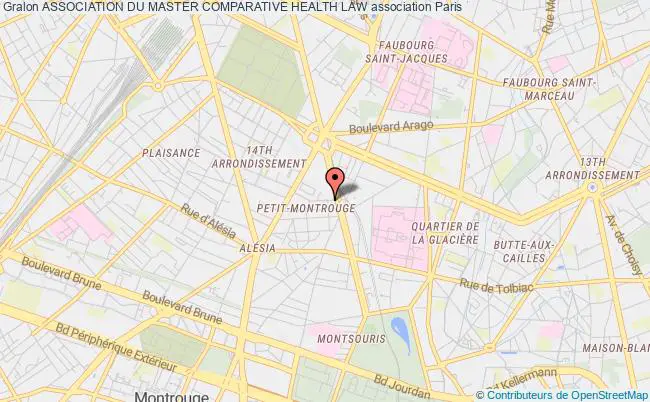 plan association Association Du Master Comparative Health Law PARIS