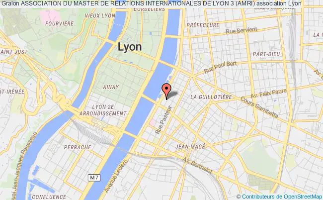 plan association Association Du Master De Relations Internationales De Lyon 3 (amri) Lyon