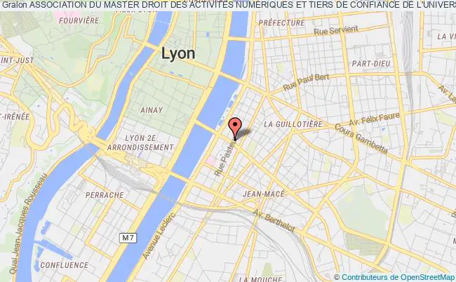 plan association Association Du Master Droit Des ActivitÉs NumÉriques Et Tiers De Confiance De L'universitÉ Lyon 2 Lyon