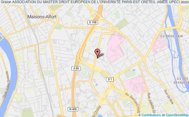 plan association Association Du Master Droit EuropÉen De L'universitÉ Paris-est CrÉteil (amde Upec) Créteil