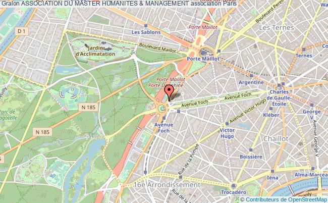 plan association Association Du Master Humanites & Management Paris cedex 16