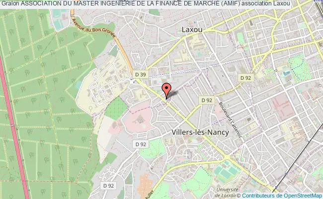 plan association Association Du Master Ingenierie De La Finance De Marche (amif) Laxou