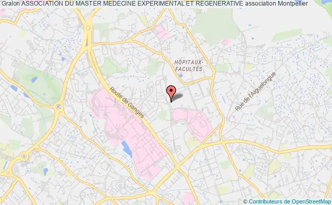 plan association Association Du Master Medecine Experimental Et Regenerative Montpellier