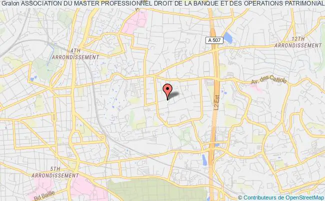 plan association Association Du Master Professionnel Droit De La Banque Et Des Operations Patrimoniales (adbop) Marseille