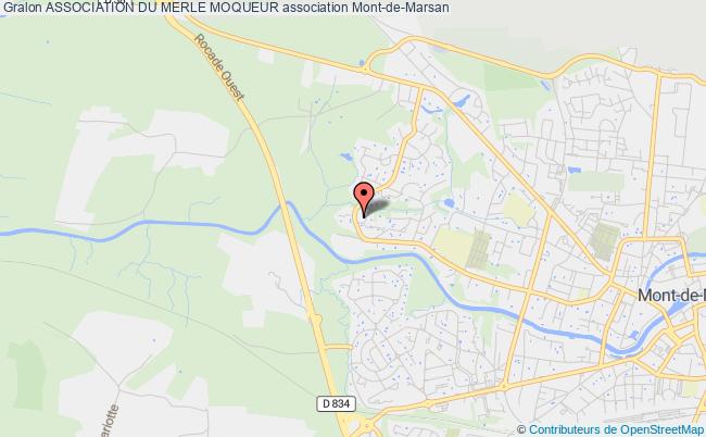 plan association Association Du Merle Moqueur Mont-de-Marsan