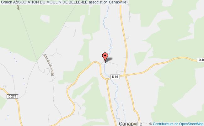 plan association Association Du Moulin De Belle-ile Canapville