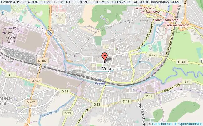 plan association Association Du Mouvement Du RÉveil Citoyen Du Pays De Vesoul Vesoul
