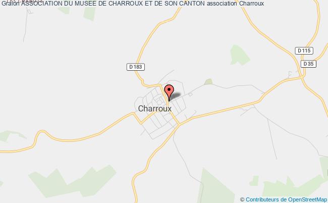plan association Association Du Musee De Charroux Et De Son Canton Charroux