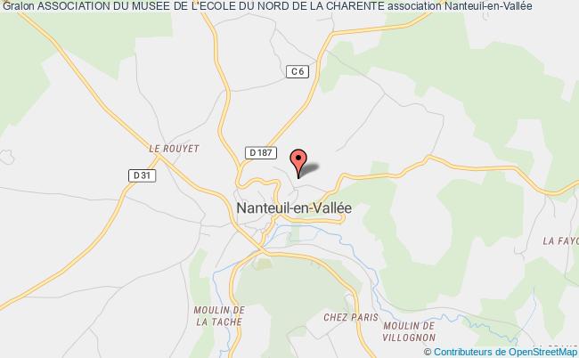 plan association Association Du Musee De L'ecole Du Nord De La Charente Nanteuil-en-Vallée