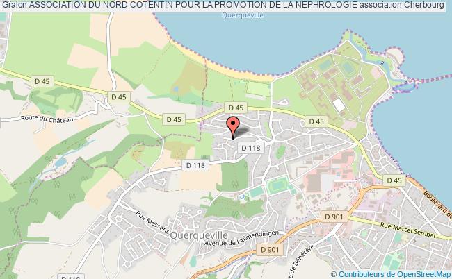plan association Association Du Nord Cotentin Pour La Promotion De La Nephrologie Cherbourg-Octeville