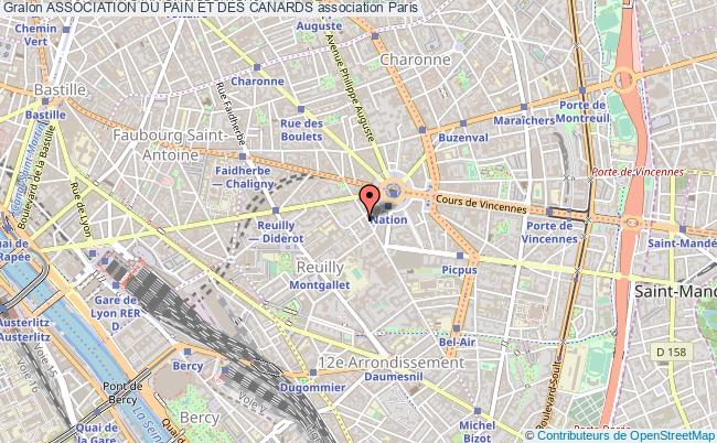 plan association Association Du Pain Et Des Canards Paris