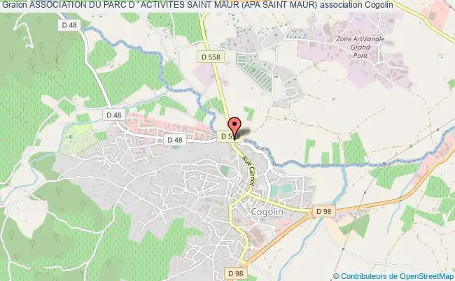plan association Association Du Parc D ' Activites Saint Maur (apa Saint Maur) Cogolin