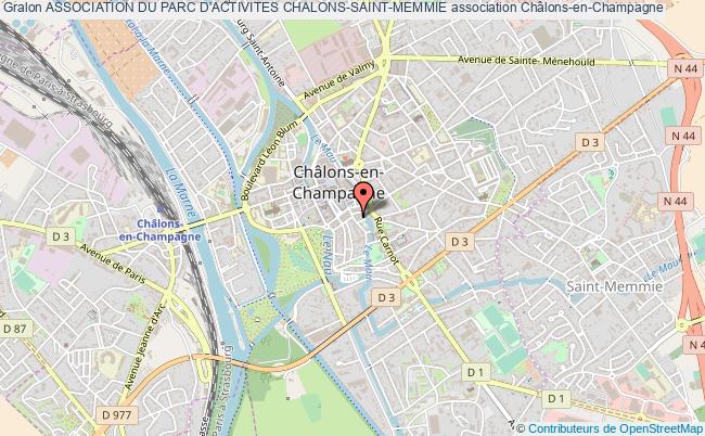 plan association Association Du Parc D'activites Chalons-saint-memmie Châlons-en-Champagne
