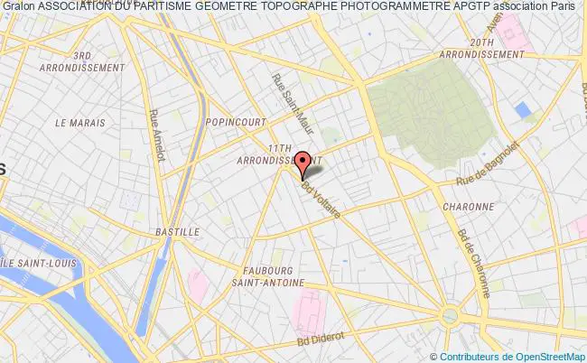 plan association Association Du Paritisme Geometre Topographe Photogrammetre Apgtp Paris