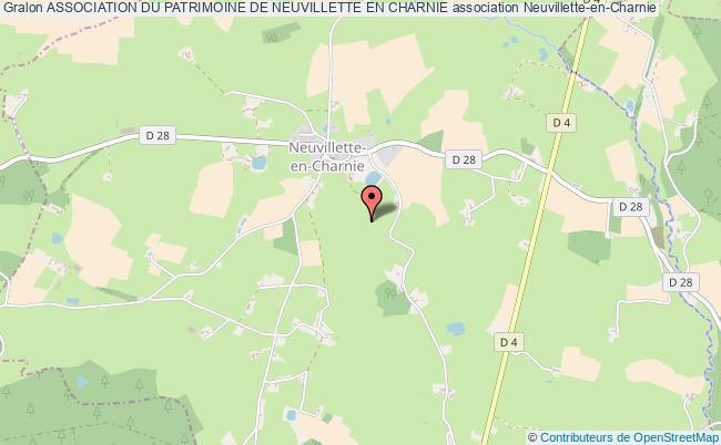 plan association Association Du Patrimoine De Neuvillette En Charnie Neuvillette-en-Charnie