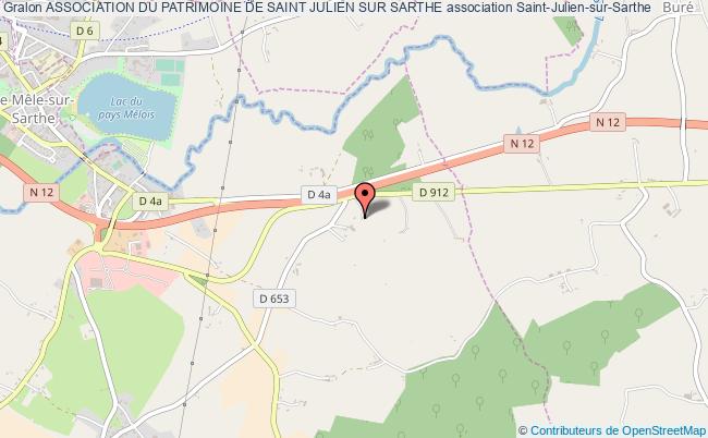 plan association Association Du Patrimoine De Saint Julien Sur Sarthe 