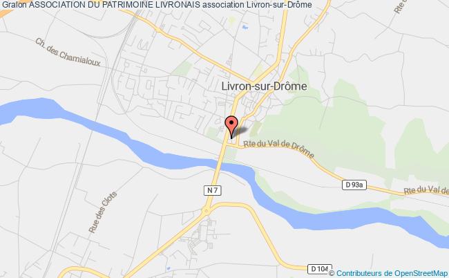 plan association Association Du Patrimoine Livronais Livron-sur-Drôme