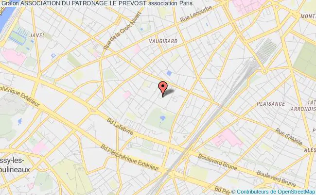 plan association Association Du Patronage Le Prevost Paris