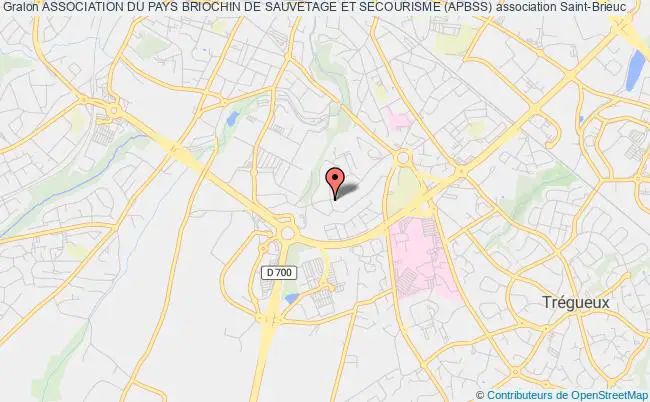 plan association Association Du Pays Briochin De Sauvetage Et Secourisme (apbss) Saint-Brieuc
