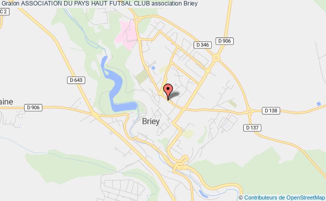 plan association Association Du Pays Haut Futsal Club Val de Briey