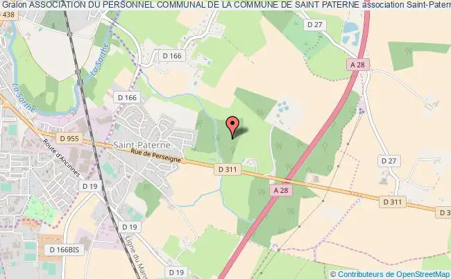 plan association Association Du Personnel Communal De La Commune De Saint Paterne Saint-Paterne